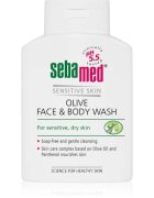 Sebamed Wash lotiune delicata pentru spalarea fetei si a corpului cu ulei de masline 200 ml