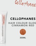 Sebastian Professional Cellophanes mască pentru redarea luciului părului vopsit culoare Cinnamod Red 300 ml