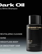 Sebastian Professional Dark Oil sampon hidratant pentru un par stralucitor si catifelat 50 ml