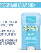 Secret Delicate Antiperspirant Cream Stick anti-perspirant crema pentru femei 40 ml