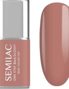Semilac One Step 3in1 Glossy lac de unghii sub forma de gel culoare 235 Peach Beige 7 ml