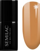 Semilac UV Hybrid Pastel Neons unghii cu gel folosind UV / lampă cu LED culoare 600 Apricot Crush 7 ml