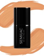 Semilac UV Hybrid Pastel Neons unghii cu gel folosind UV / lampă cu LED culoare 600 Apricot Crush 7 ml