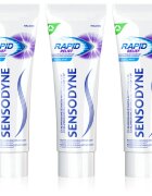 Sensodyne Rapid Cool Mint pasta de dinti cu Fluor pentru dinti sensibili 3x75 ml