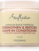 Shea Moisture Jamaican Black Castor Oil Strengthen & Restore balsam (nu necesita clatire) pentru păr creț 431 ml