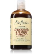 Shea Moisture Jamaican Black Castor Oil Strengthen & Restore sampon pentru curatare pentru par deteriorat si vopsit 384 ml
