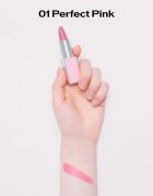 Shiseido Technosatin Pink ruj satinat culoare 01 Perfect Pink 3.3 g