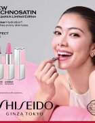 Shiseido Technosatin Pink ruj satinat culoare 05 Galaxy Pink 3.3 g