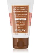 Sisley Super Soin Solaire Teinté crema de fata cu efect de protectie SPF 30 culoare 4 Deep Amber 40 ml