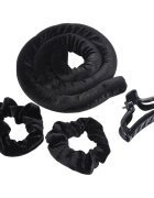 Sister Young LISA set pentru ondularea părului Black 4 buc
