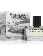 Sister's Aroma Car Perfume Tonka + Wood parfum pentru masina 60 ml