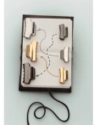 Sister's Aroma Metal Hair Clip Maxi clamă de păr culoare Silver 1 buc