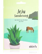 Skin79 Jeju Sandorong Jeju Aloe mască textilă calmantă cu efect de hidratare 33 ml