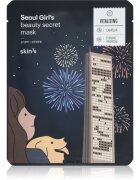 Skin79 Seoul Girl's Beauty Secret mască textilă pentru contururile faciale cu efect de fermitate 20 g