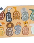 Small foot by Legler Safari jucărie interactivă cu piese care se pot insera 1 buc