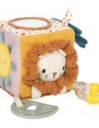 Small foot Little Lion Fabric Playing Cube jucărie cu activități 0m+ 1 buc
