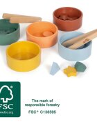Small foot Montessori jucărie cu activități 12m+ 22 buc