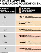 Smashbox Always On Skin Balancing Foundation machiaj persistent culoare F10N - LEVEL-ONE FAIR WITH A NEUTRAL UNDERTONE 30 ml