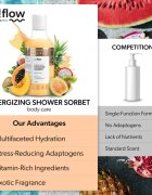 so!flow Energizing Shower Sorbet sorbet hidratant pentru piele in dus 400 ml