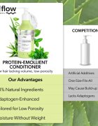 so!flow Low Porosity Hair Protein-Emollient Conditioner balsam pentru par fara volum 400 ml