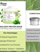 so!flow Low Porosity Hair Protein-Emollient Mask masca pentru par fara volum 400 ml