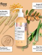 so!flow Medium Porosity Hair Protein-Emollient Conditioner balsam pentru par cu efect hidratant anti-electrizare 400 ml