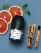so!flow Men Antiperspirant antiperspirant roll-on pentru barbati Aloe scent of Grapefruit and Sandalwood 50 ml