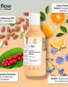 so!flow Sensual Moisturizing Shower Milk lapte de corp Orange With Cardamom 400 ml