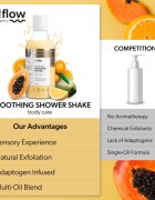 so!flow Smoothing Shower Shake gel de duș pentru toate tipurile de piele Papaya & Orange 400 ml