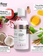 so!flow Smoothing Shower Shake gel de duș pentru toate tipurile de piele Pithaja & Pomegranate 400 ml
