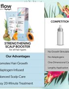 so!flow Strenghtening Scalp Booster ser fortifiant pentru întărirea și creșterea părului 100 ml