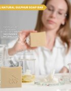 Soaphoria Dermacare+ Sulphur sapun cu sulf pentru curatare profunda 125 g