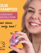 Soaphoria Hair Care Solid Shampoo șampon organic solid pentru par ondulat si cret 80 g
