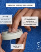 Soaphoria In Black Organic Creamy Deodorant crema deo organiza pentru barbati 50 ml