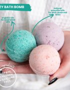 Soaphoria Inhale Exhale Freshness bile eferverscente pentru baie Svěžest 85 g