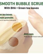 Some By Mi Bye Bye Blackhead 30 Days Miracle Green Tea Tox Bubble Cleanser Spuma activa pentru curatare impotriva punctelor negre 120 g