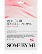 Some By Mi Clinical Solution Snail Skin Barrier Care Mask mască textilă fortifiantă pentru regenerarea și reînnoirea pielii 20 g
