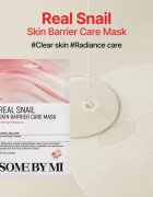 Some By Mi Clinical Solution Snail Skin Barrier Care Mask mască textilă fortifiantă pentru regenerarea și reînnoirea pielii 20 g