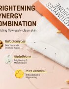 Some By Mi Galactomyces Glutathione Glow Serum Mask mască textilă iluminatoare pentru ten uscat și sensibil 22 g