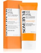 Some By Mi V10 Hyal Air Fit Sunscreen crema fata iluminatoare de protectie SPF 50+ 50 ml
