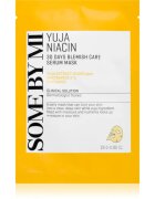 Some By Mi Yuja Niacin Blemish Care Serum Mask mască textilă iluminatoare pentru ten gras si problematic 25 g