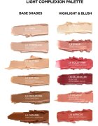 SOSU Cosmetics Complete Canvas Complexion Palette paleta pentru fata multifunctionala faciale culoare Light 26.4 g