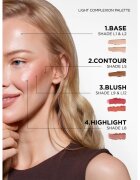 SOSU Cosmetics Complete Canvas Complexion Palette paleta pentru fata multifunctionala faciale culoare Light 26.4 g