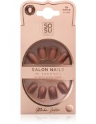 SOSU Cosmetics Salon Nails unghii artificiale culoare Mocha Latte 30 buc