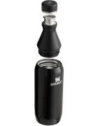 Stanley All Day Slim Bottle sticlă inoxidabilă pentru apă mica Black Gloss 1 buc