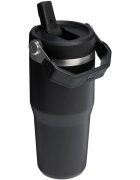 Stanley IceFlow™ Flip Straw 2.0 Tumbler sticlă termos din oțel inoxidabil Black 2.0 1 buc