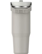 Stanley IceFlow™ Flip Straw Tumbler sticlă inoxidabilă pentru apă Ash 890 ml