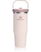 Stanley IceFlow™ Flip Straw Tumbler sticlă inoxidabilă pentru apă Rose Quartz 890 ml