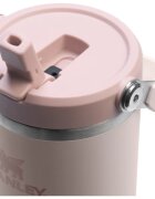 Stanley IceFlow™ Flip Straw Tumbler sticlă inoxidabilă pentru apă Rose Quartz 890 ml