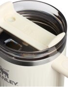 Stanley Quencher H2.O FlowState™ Fluted Tumbler pahar din oțel inoxidabil cu pai mare Cream Gloss 1 buc